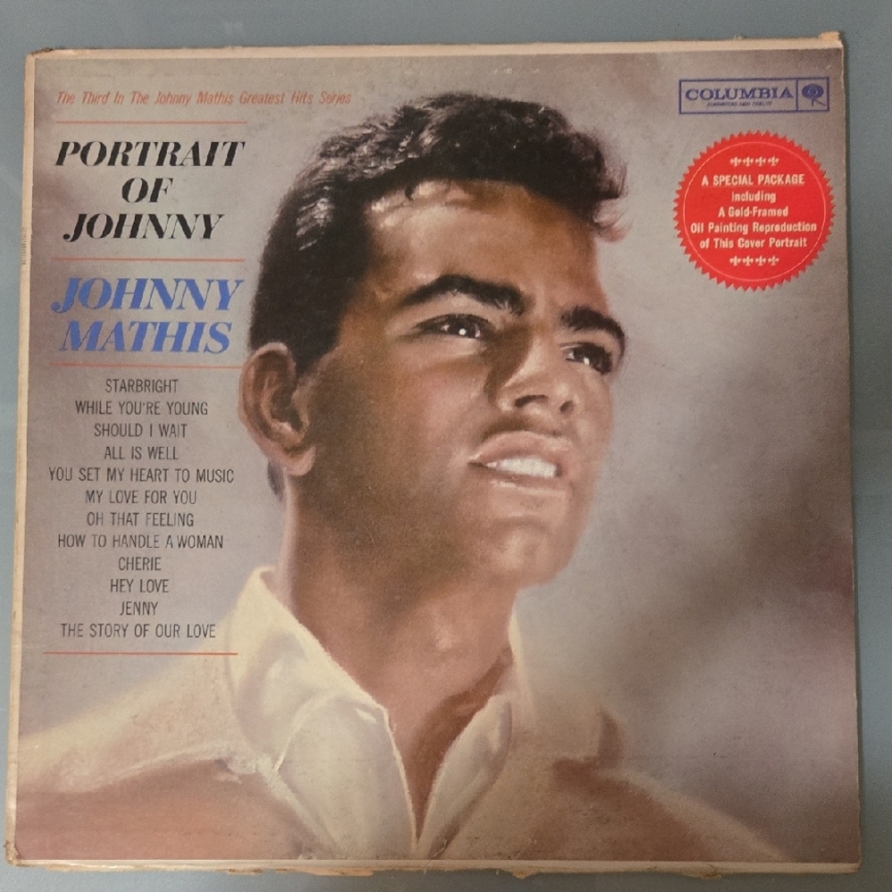 Portrait of Johnny - Johnny Mathis Vinyl Album 1961